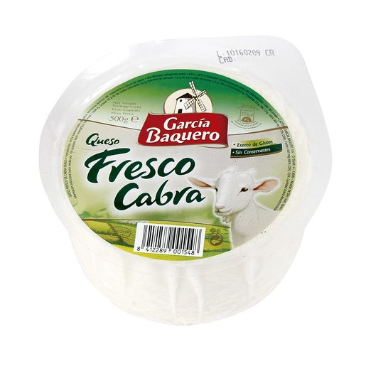GARCIA BAQUERO queso fresco de cabra pieza 500 gr