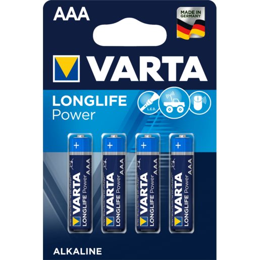 VARTA High energy pila alcalina AAA LR3 blíster 4 uds